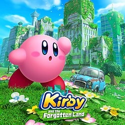 Kirby and the Forgotten Land box art