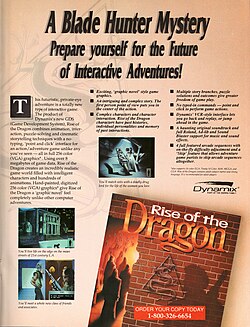 Rise of the Dragon box art