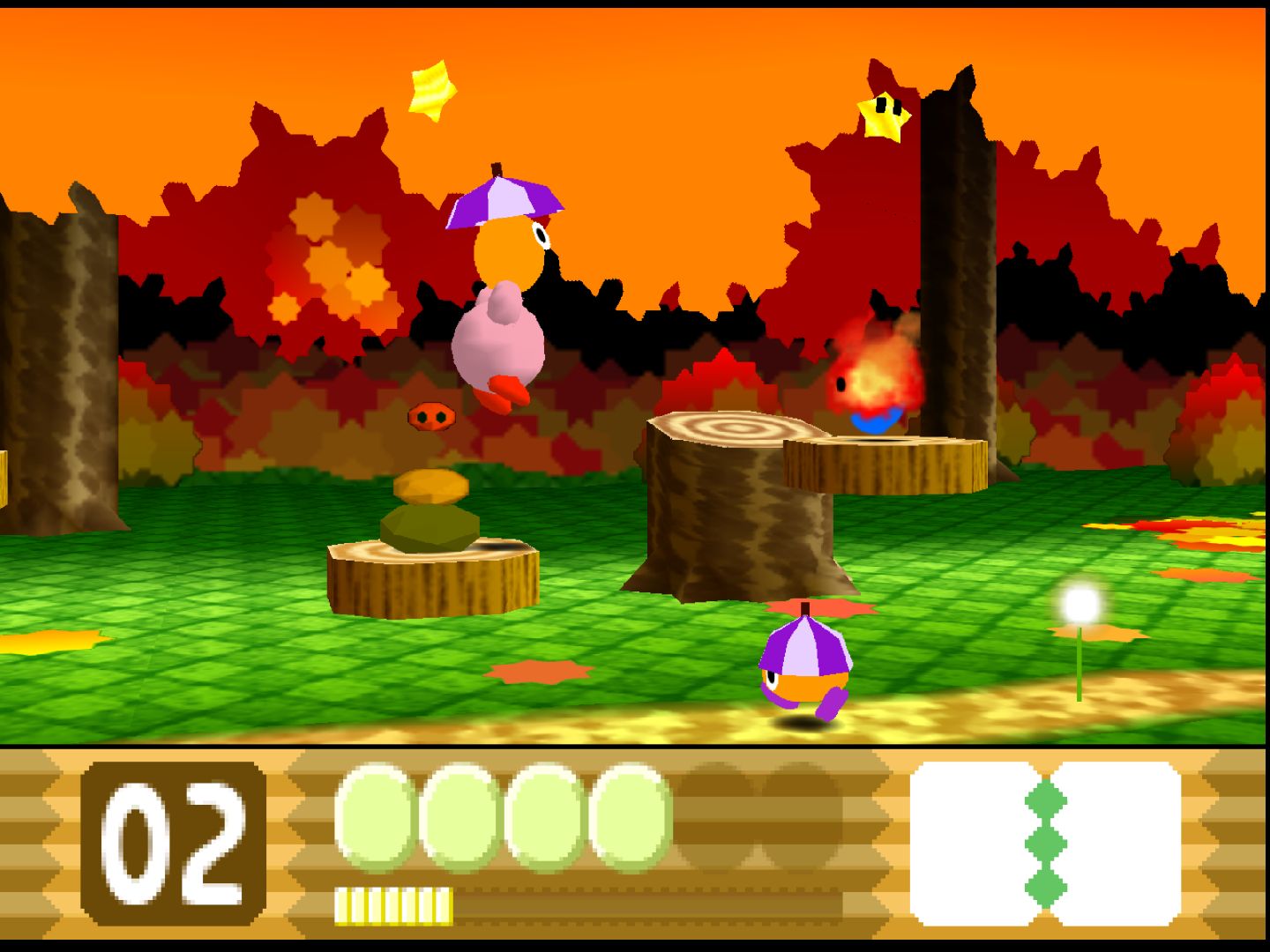 Kirby 64 level screenshot