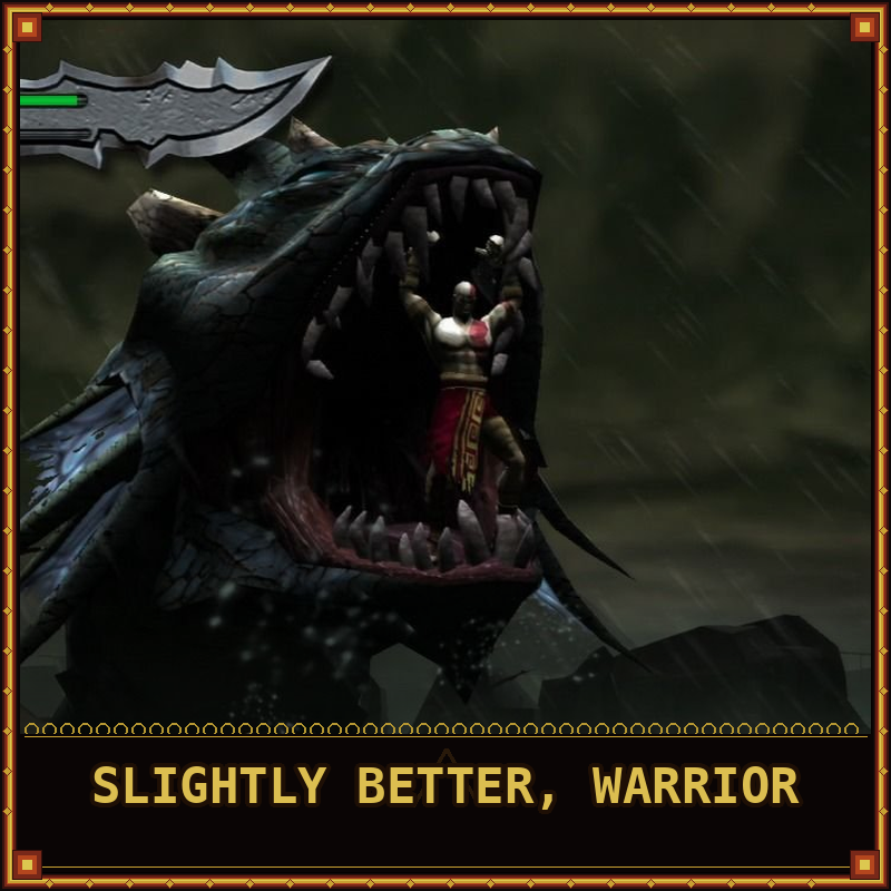 God of War Beat Game on Normal trophy